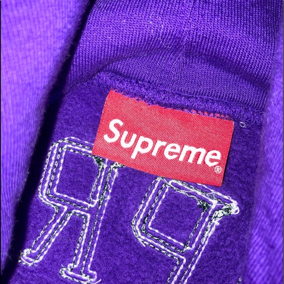 Dead Stock Supreme Multi Logo Hooded Sweatshirt - Picture 3 of 4